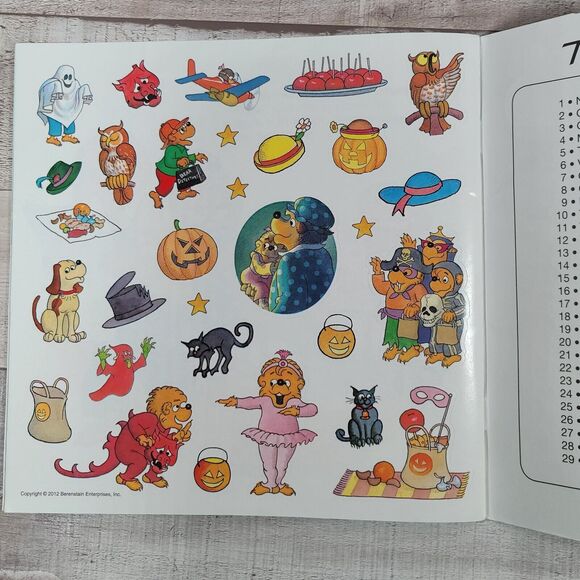 Berenstain Bears Books Halloween Stickers Slumber Party The Gimmies Vintage - Picture 4 of 10